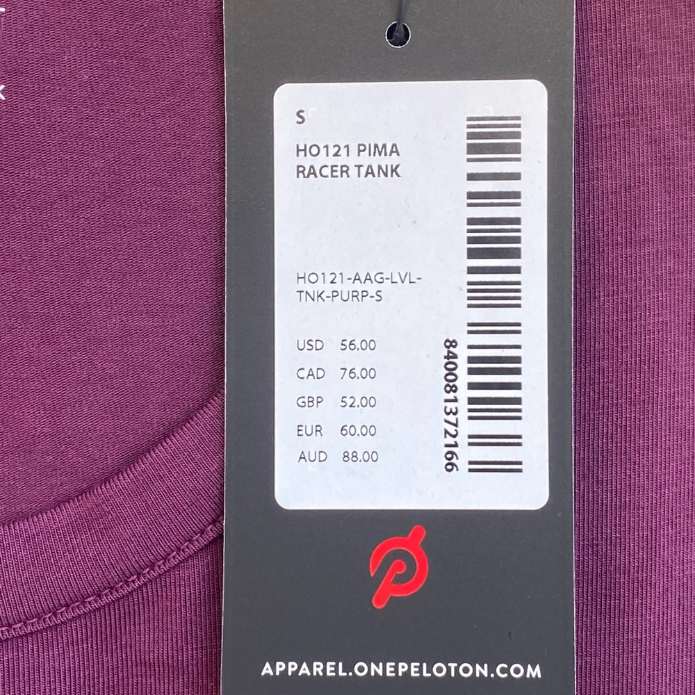Peloton Pima Racer Tank Top - Picture 8 of 8